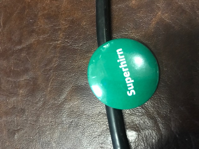 Button/Anstecker "Superhirn"