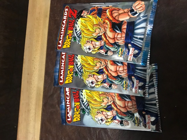 3x Lamincards Dragonball Z 1989