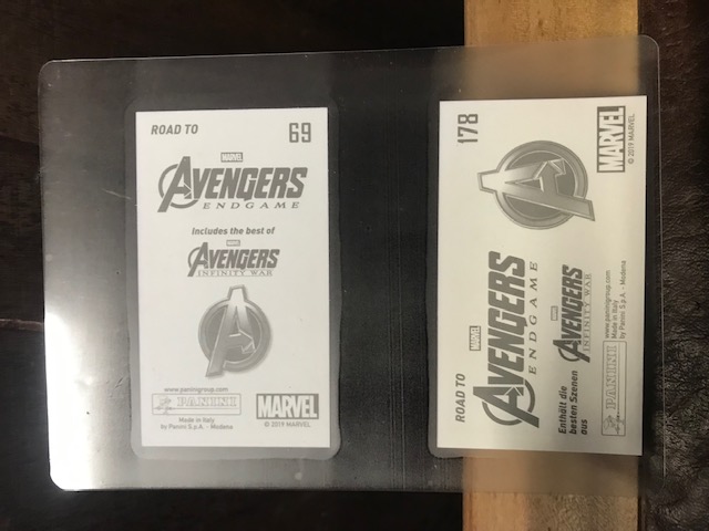 7x Avengers Sticker 