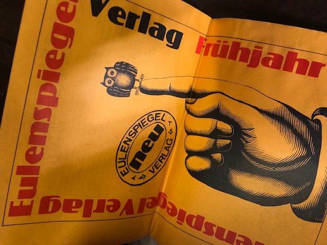 Eulenspiegel Verlag Broschüre 1973