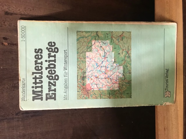 Mittleres Erzgebirge, Wanderkarte, tourist verlag