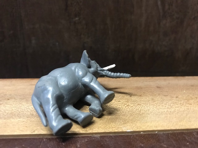 Mini Elefant aus Plaste