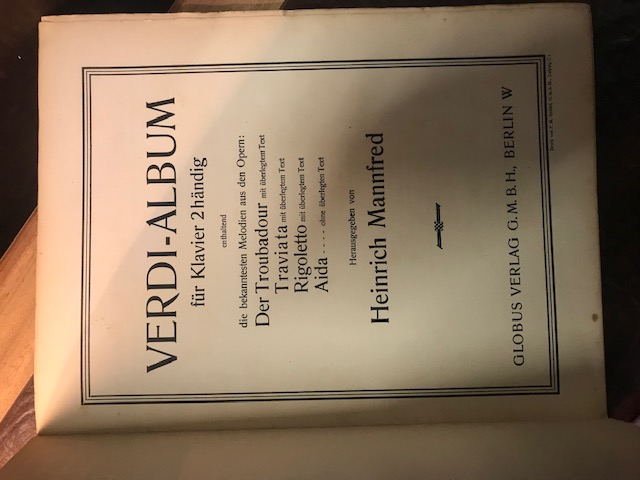 Verdi Album, Heinrich Mannfred