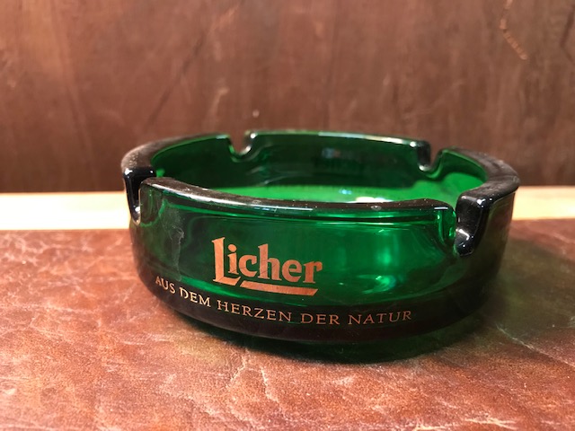 Aschenbecher "Licher" grün