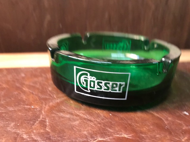 Aschenbecher "Gösser" grün