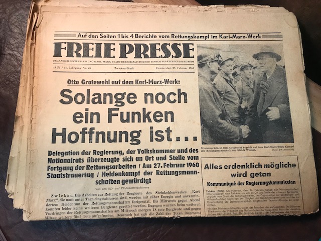 Freie Presse vom Februar/März 1960