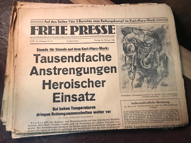 Freie Presse vom Februar/März 1960