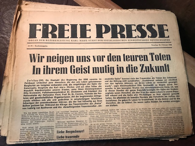 Freie Presse vom Februar/März 1960