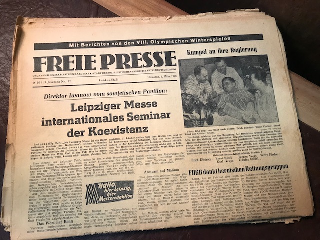 Freie Presse vom Februar/März 1960