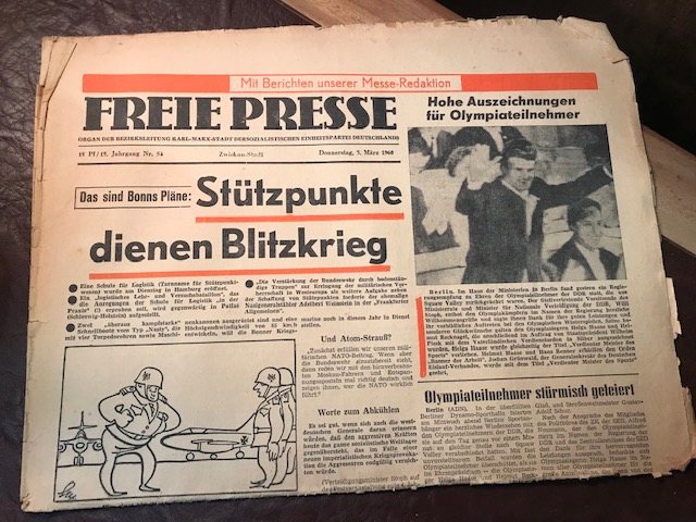 Freie Presse vom Februar/März 1960