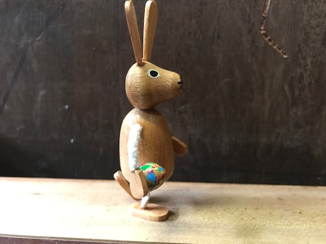 Deko Osterhase stehend aus Holz