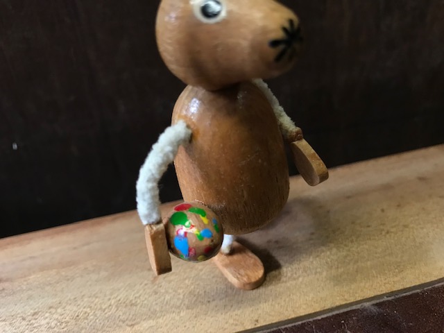 Deko Osterhase stehend aus Holz