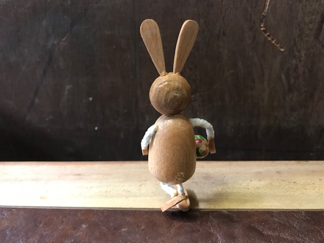 Deko Osterhase stehend aus Holz