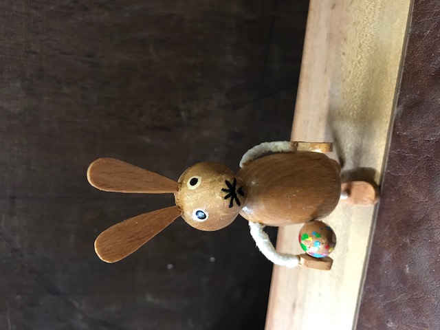 Deko Osterhase stehend aus Holz