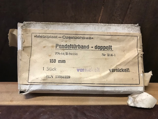 Pendeltürband doppelt, Metalplast