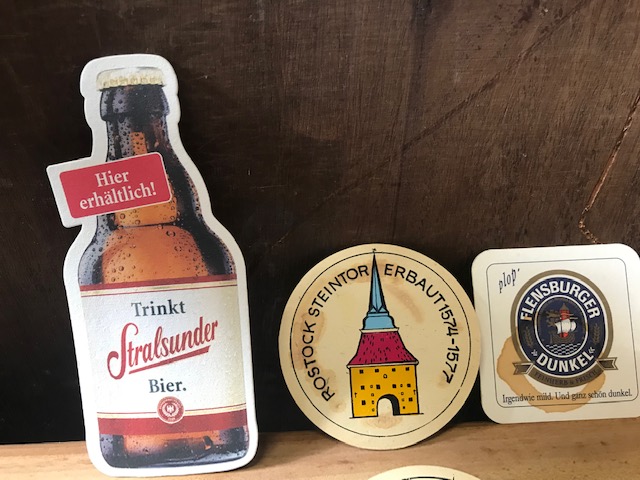 Bierdeckel von der Küste 10 Stück