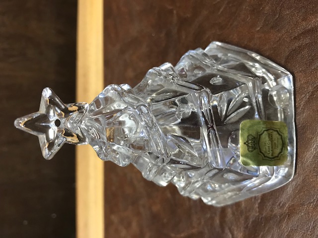 Lead Crystal Glocke "Weihnachtsbaum"