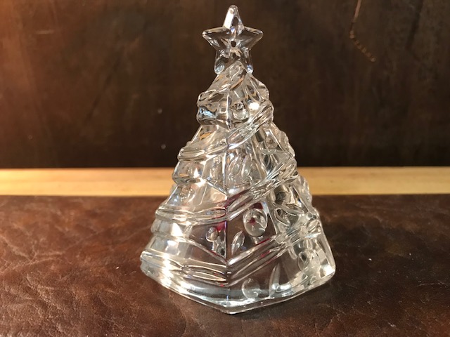 Lead Crystal Glocke "Weihnachtsbaum"