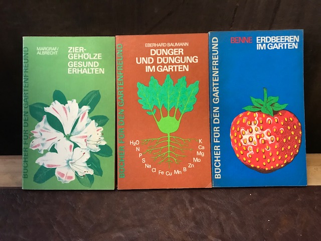 3 Bücher für den Gartenfreund 