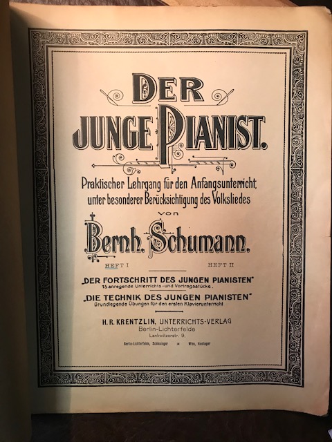 Der junge Pianist, Krentzlin