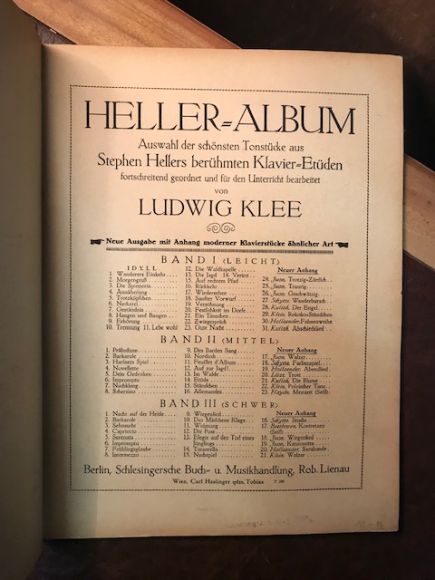 Heller Album, Klee, Band I