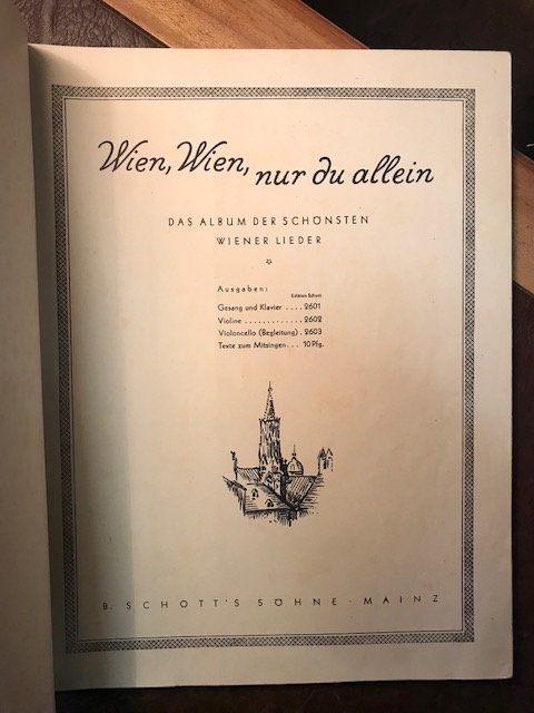 Wien, Wien, nur du allein