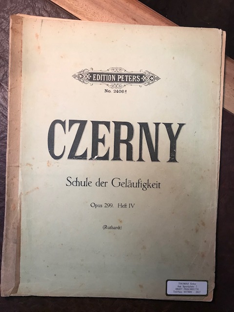 Czerny, Schule der Geläufigkeit Heft IV, Edition P