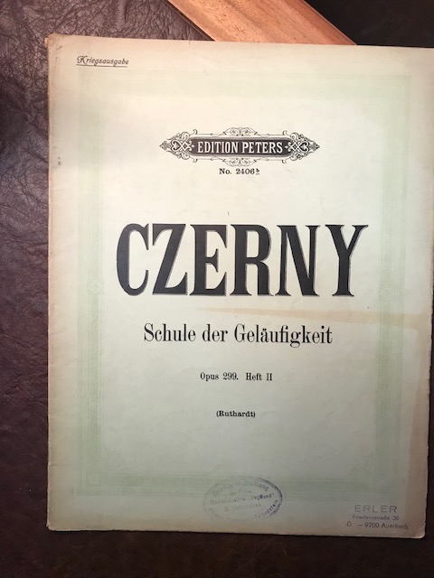 Czerny, Schule der Geläufigkeit, Edition Peters