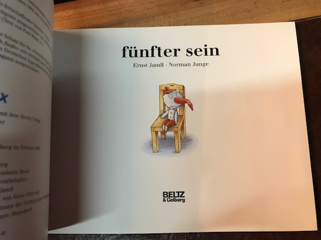 Fünfter sein, Jandl