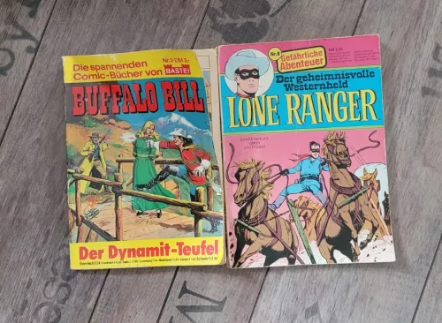 Comic Buffallo Bill Nr. 3 + Lone Ranger Nr. 8