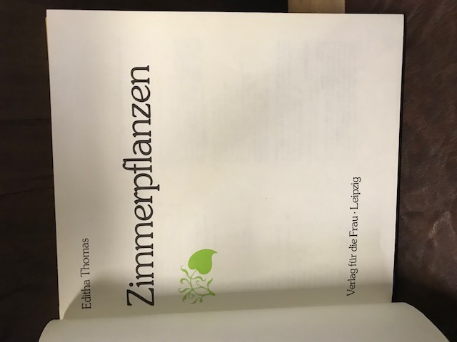 Zimmerpflanzen, Thomas