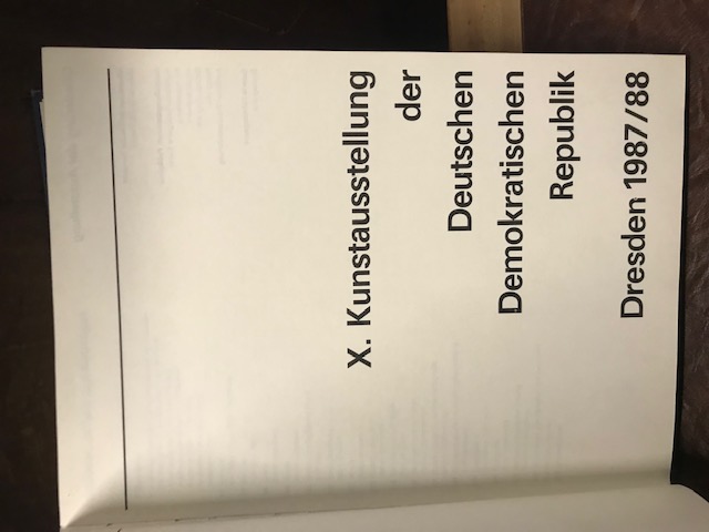 Kunstaustellung der DDR 1987/1988