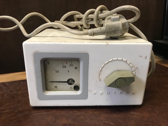 DDR VEB Feutron Voltmeter Stelltransformator Typ 1