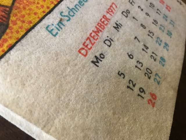 DDR Kalender Handarbeit 1977