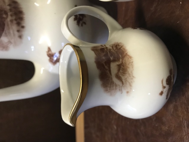 Made in GDR Kaffeekanne, Kännchen und Zuckerdose