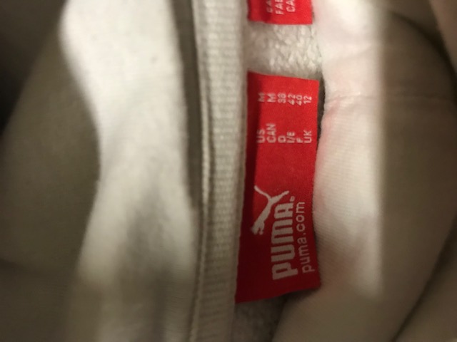 PUMA Pullover weiß, Gr. M