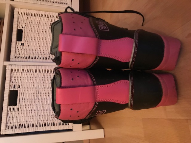 Feuerwehrstiefel Schnürstiefel EWS Pink Gr. 38