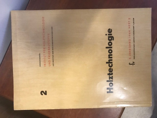 Holztechnologie 1964 Heft 2